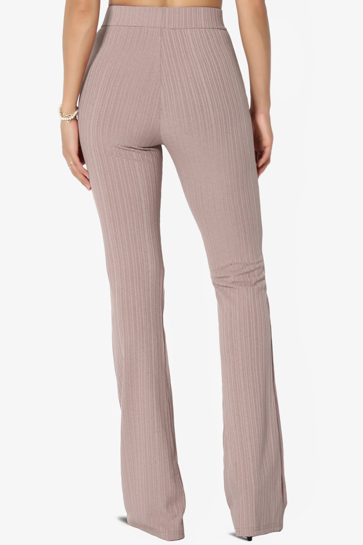 Lotto Rib High Rise Flared Pants