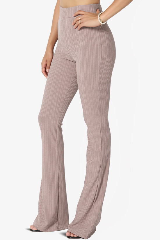 Lotto Rib High Rise Flared Pants
