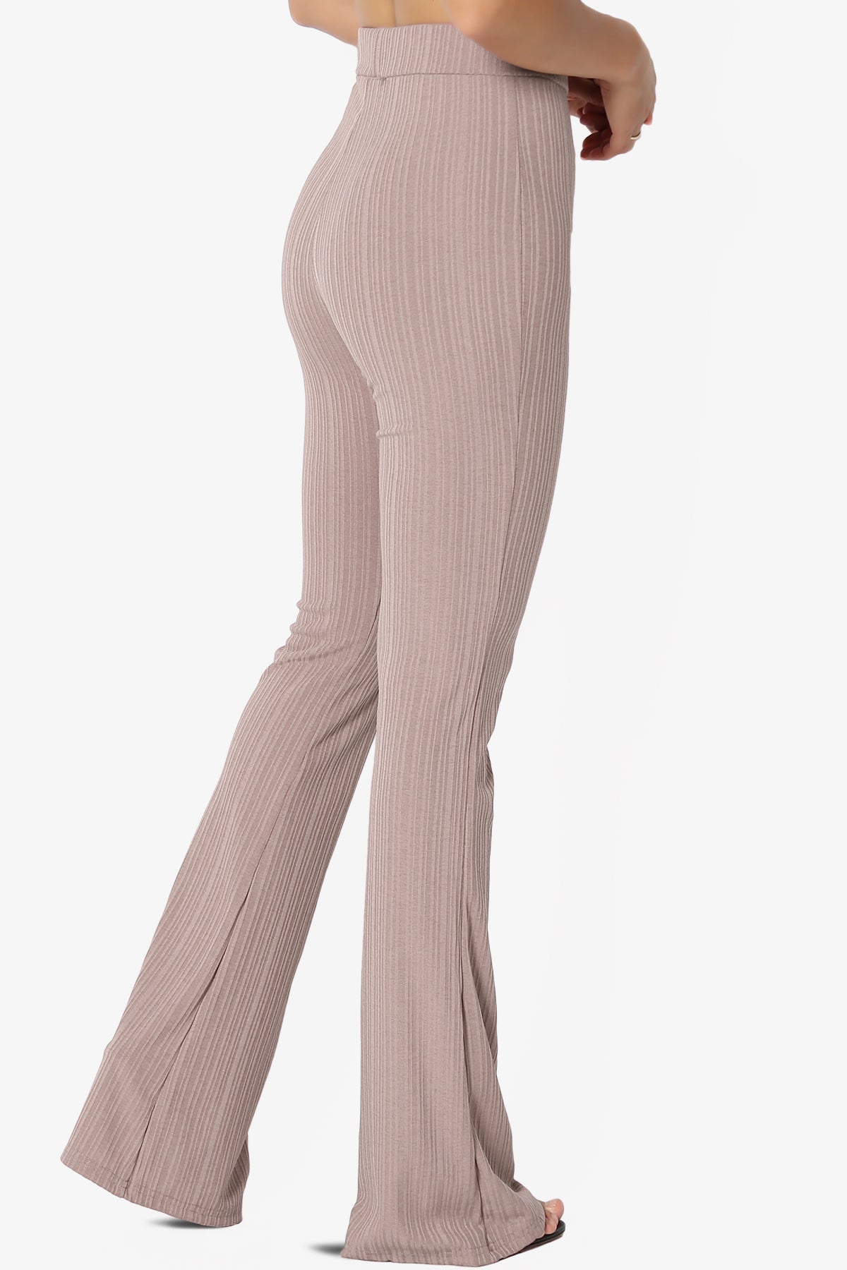 Lotto Rib High Rise Flared Pants