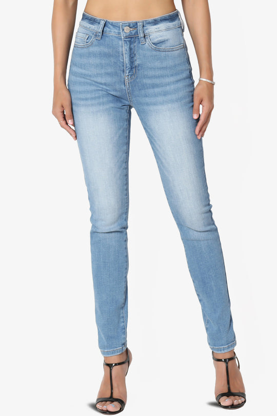 Louella High Rise Stretch Skinny Jeans in Light