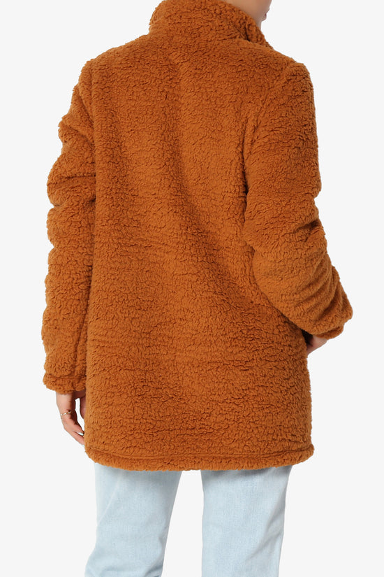 Load image into Gallery viewer, Kenmar High Neck Short Slim Teddy Jacket

