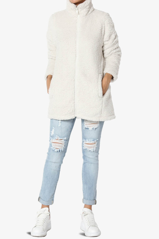 Load image into Gallery viewer, Kenmar High Neck Short Slim Teddy Jacket
