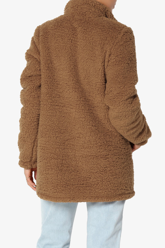 Load image into Gallery viewer, Kenmar High Neck Short Slim Teddy Jacket
