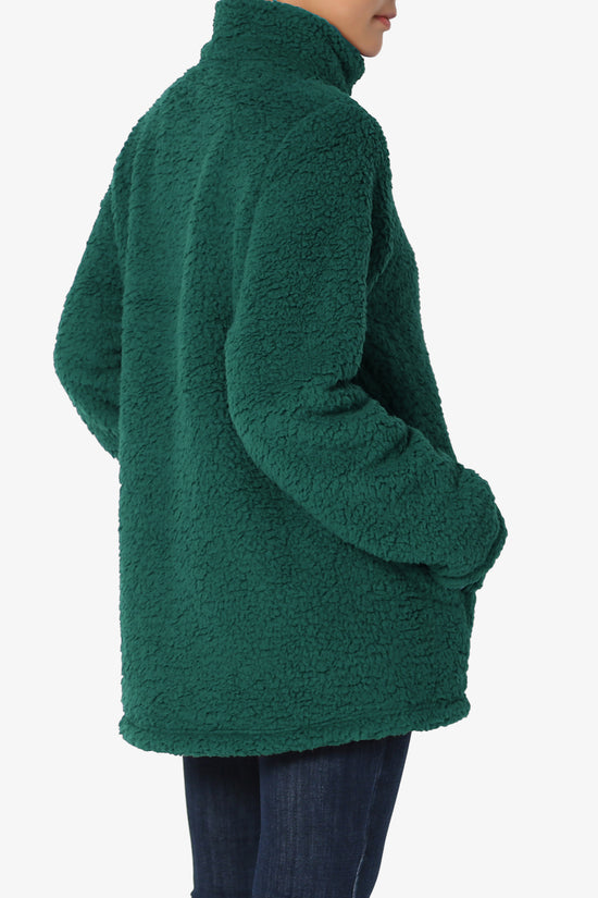 Load image into Gallery viewer, Kenmar High Neck Short Slim Teddy Jacket
