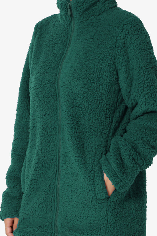 Load image into Gallery viewer, Kenmar High Neck Short Slim Teddy Jacket
