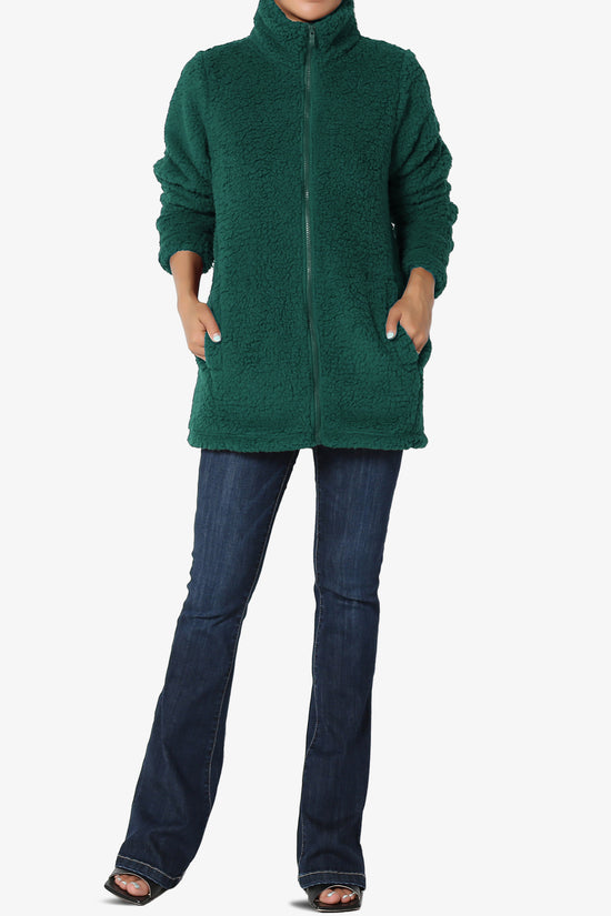 Load image into Gallery viewer, Kenmar High Neck Short Slim Teddy Jacket
