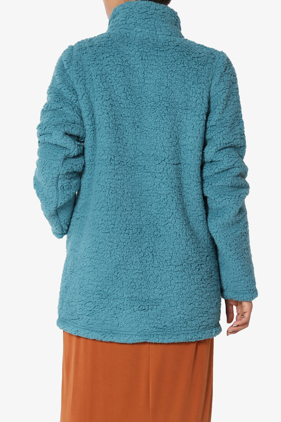 Load image into Gallery viewer, Kenmar High Neck Short Slim Teddy Jacket
