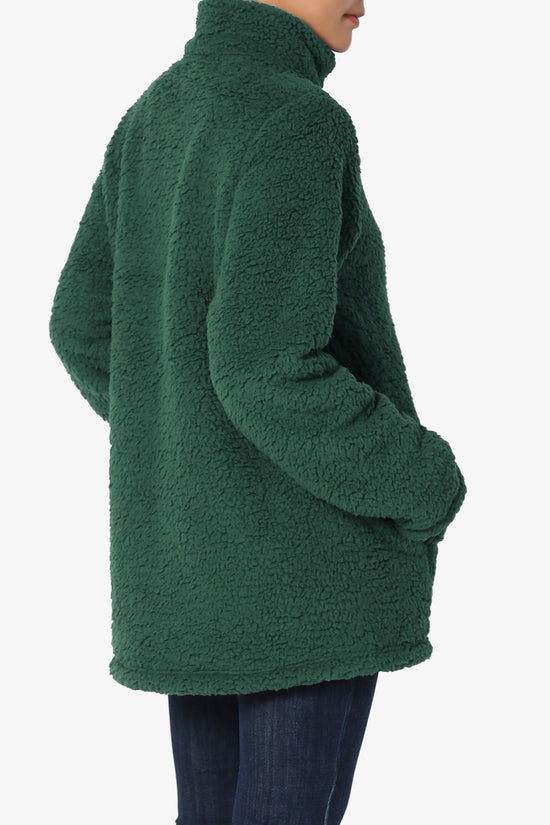 Load image into Gallery viewer, Kenmar High Neck Short Slim Teddy Jacket
