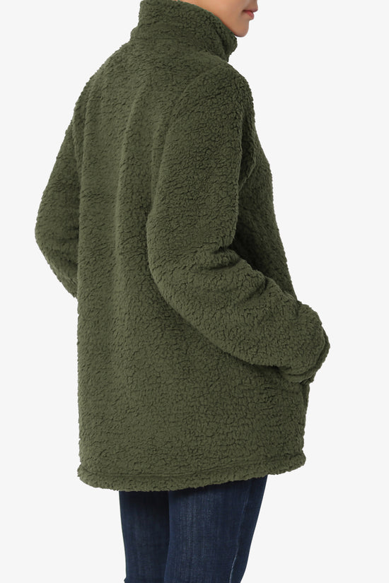 Load image into Gallery viewer, Kenmar High Neck Short Slim Teddy Jacket
