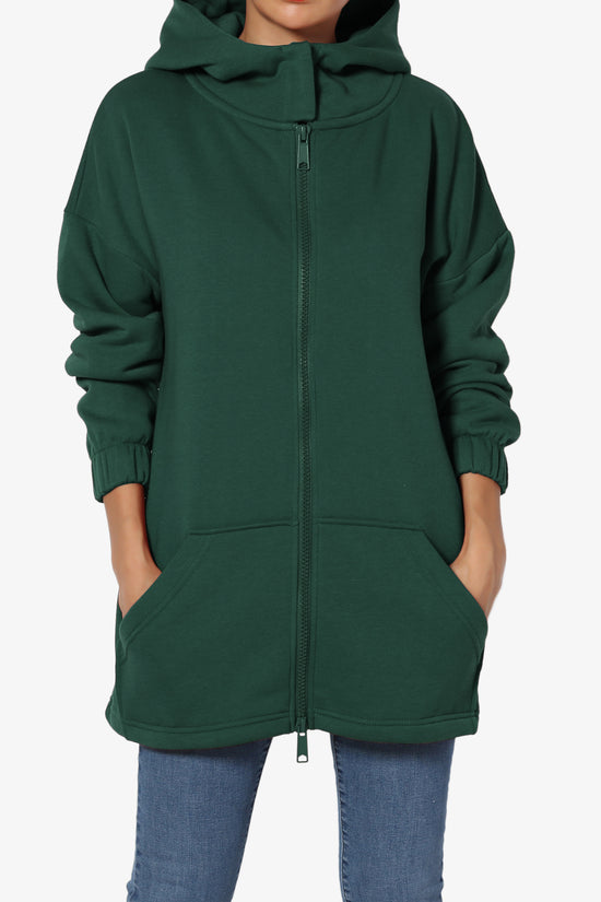 Chrissy Funnel Neck Hoodie Jacket