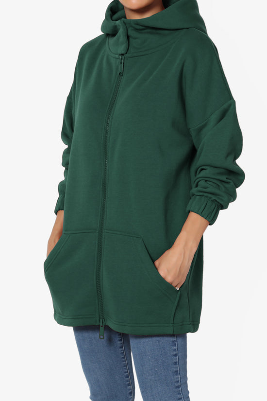 Chrissy Funnel Neck Hoodie Jacket