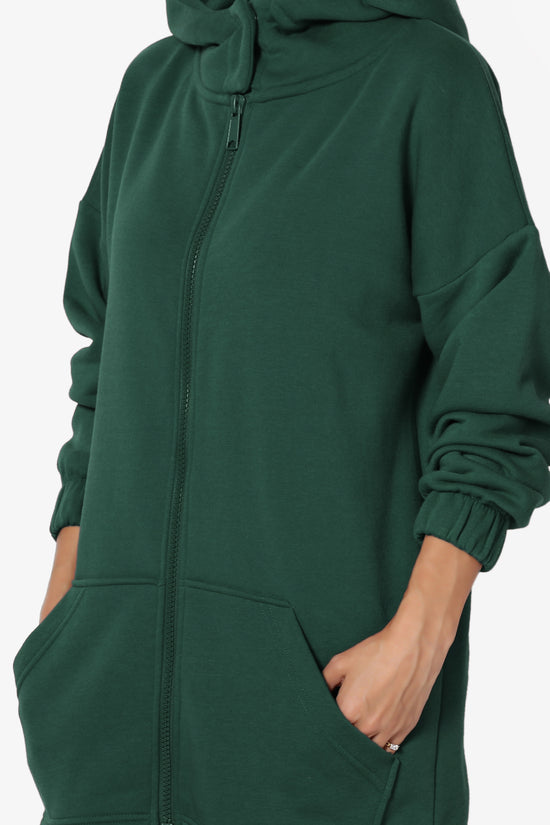 Chrissy Funnel Neck Hoodie Jacket