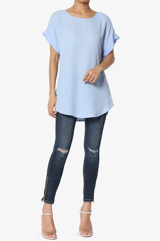Juliette Boat Neck Chiffon Top LIGHT BLUE_6