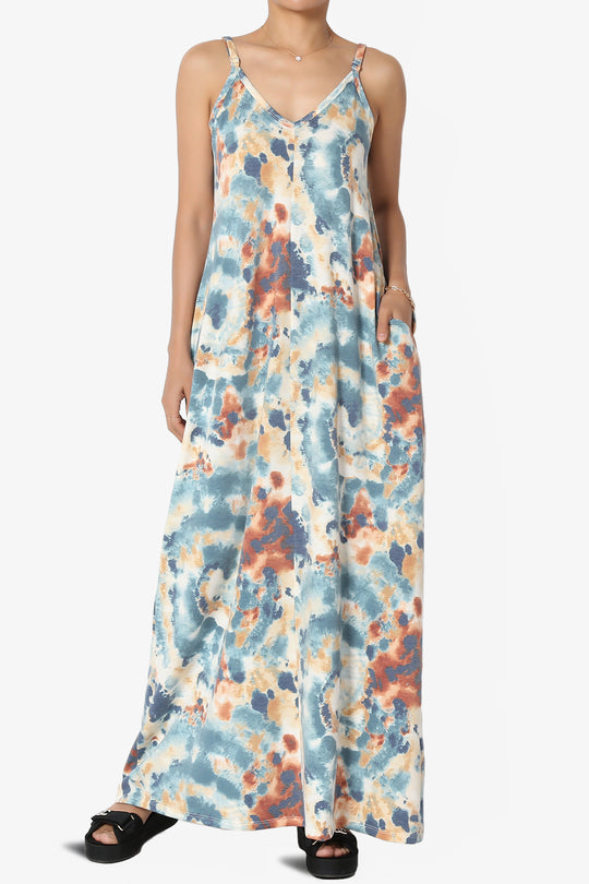Moira Tie Dye Terry Cami Maxi Dress
