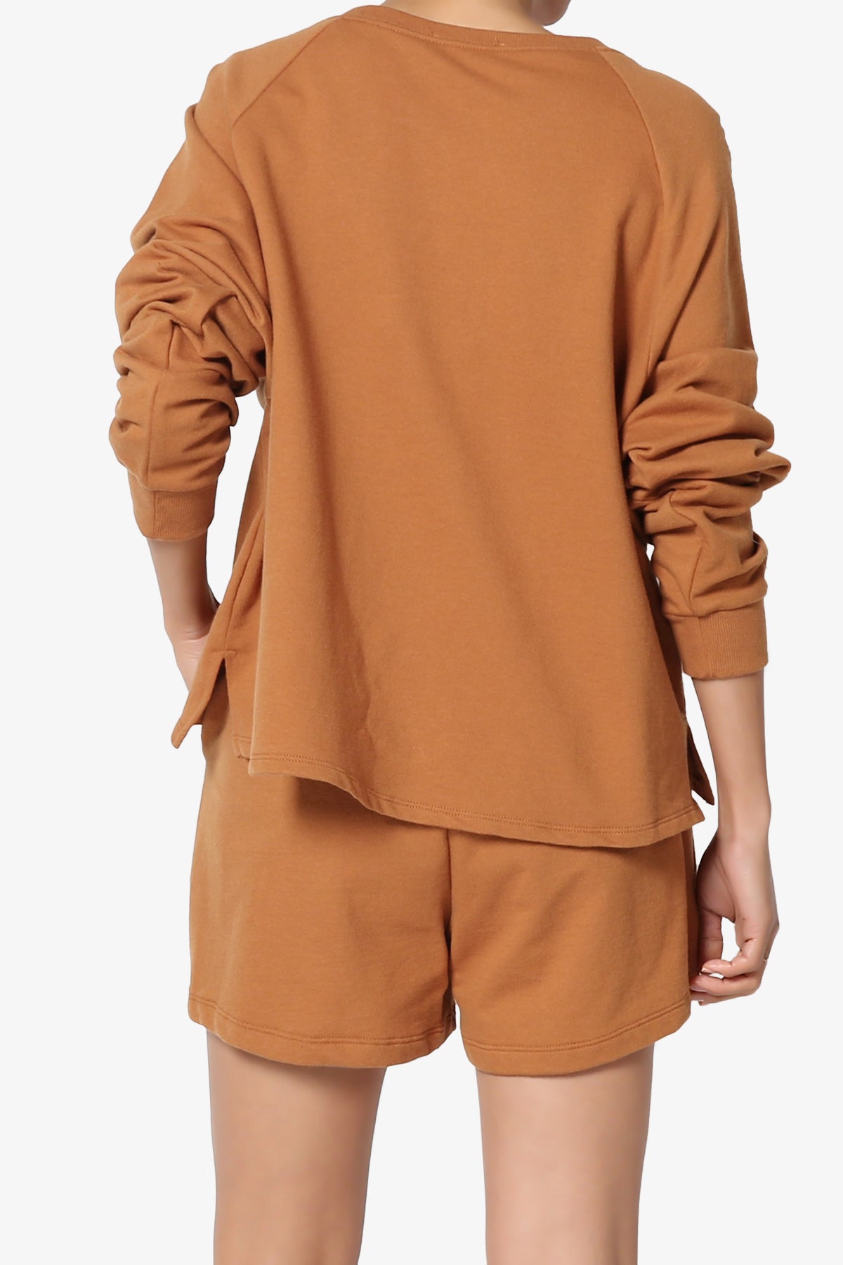 Crusade French Terry Oversized Crop Top & Shorts SET PLUS