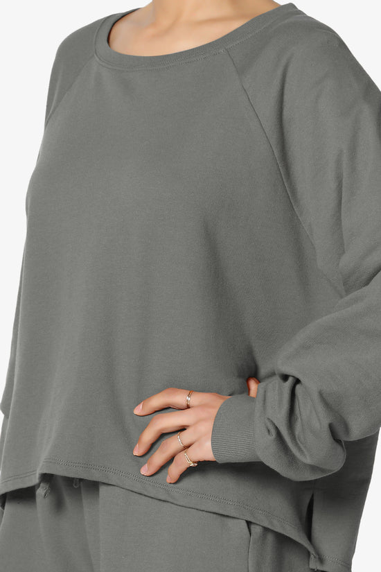 Crusade French Terry Oversized Crop Top & Shorts SET PLUS