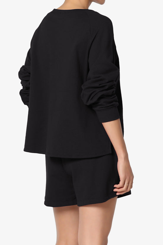 Crusade French Terry Oversized Crop Top & Shorts SET PLUS