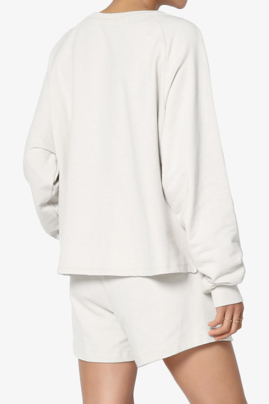 Crusade French Terry Oversized Crop Top & Shorts SET PLUS