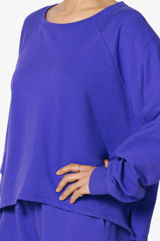 Crusade French Terry Oversized Crop Top & Shorts SET PLUS