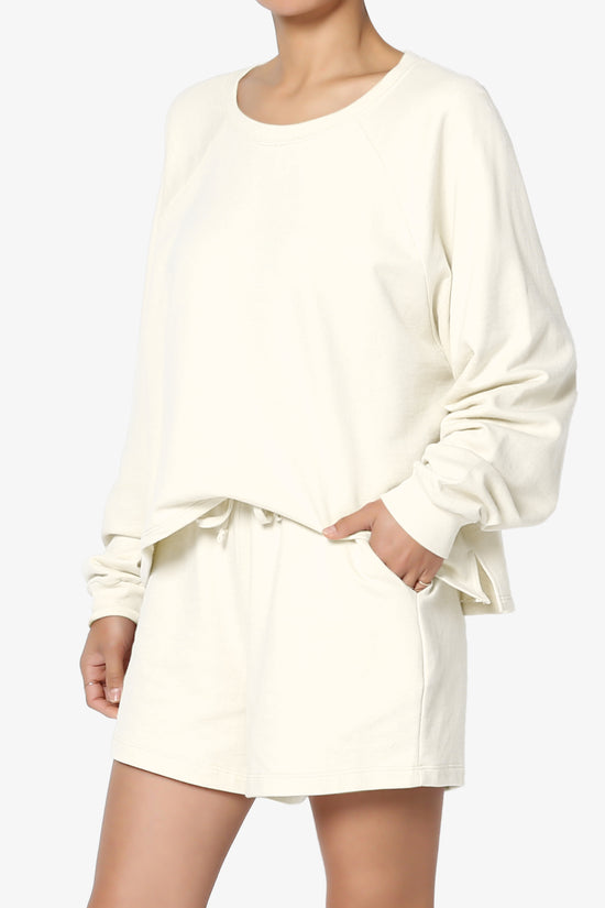 Crusade French Terry Oversized Crop Top & Shorts SET PLUS