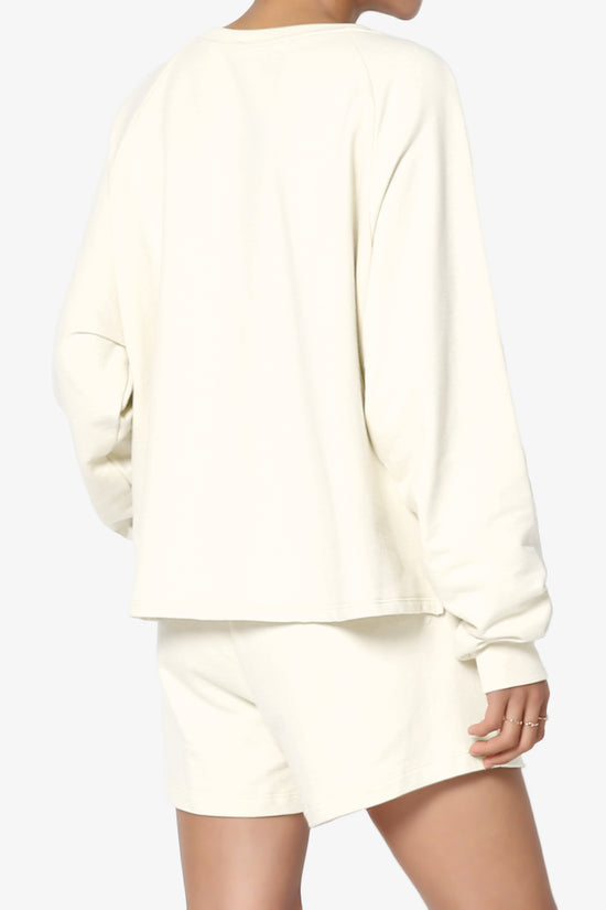 Crusade French Terry Oversized Crop Top & Shorts SET PLUS