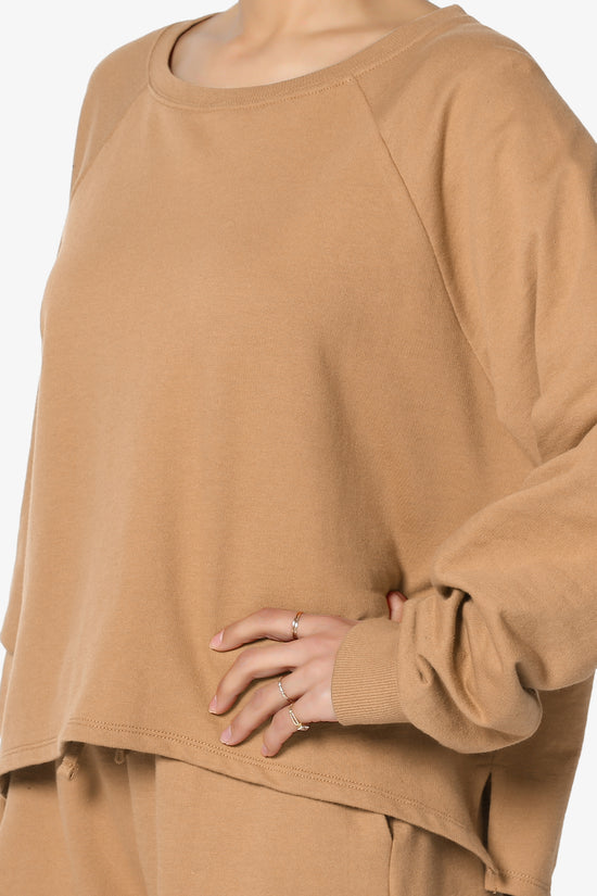 Crusade French Terry Oversized Crop Top & Shorts SET PLUS