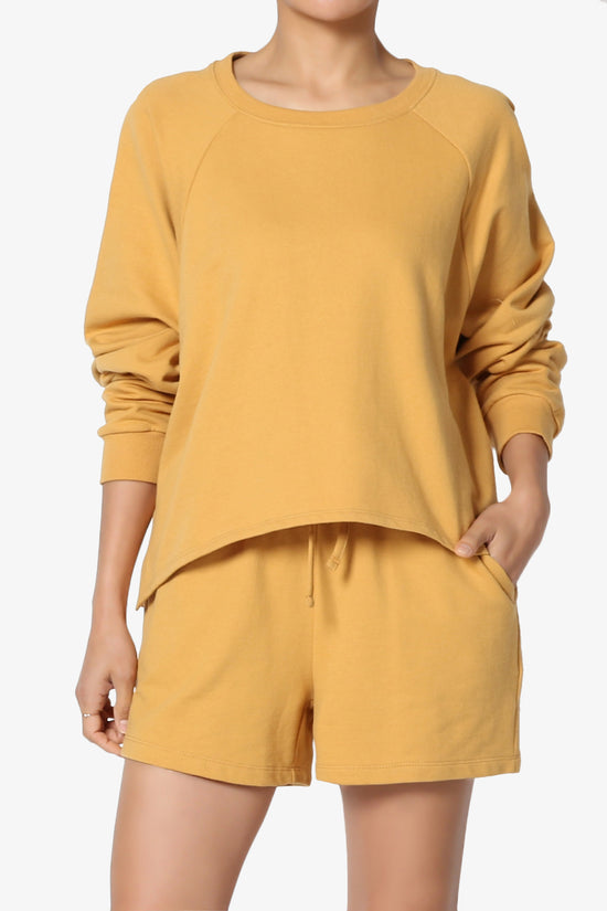 Crusade French Terry Oversized Crop Top & Shorts SET PLUS