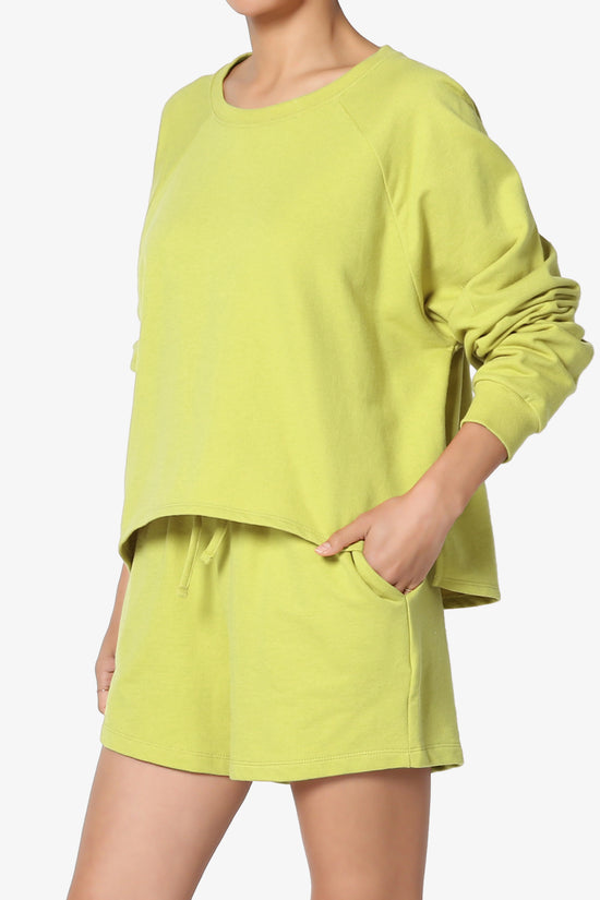 Crusade French Terry Oversized Crop Top & Shorts SET PLUS