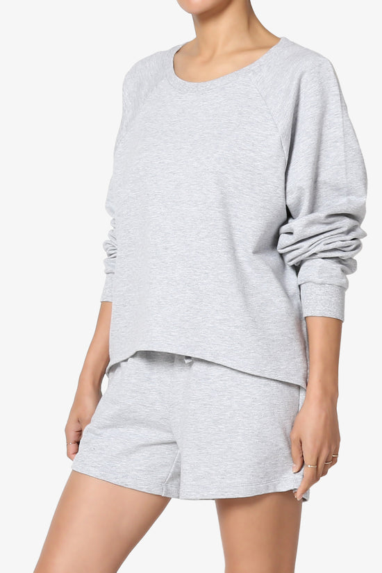 Crusade French Terry Oversized Crop Top & Shorts SET PLUS