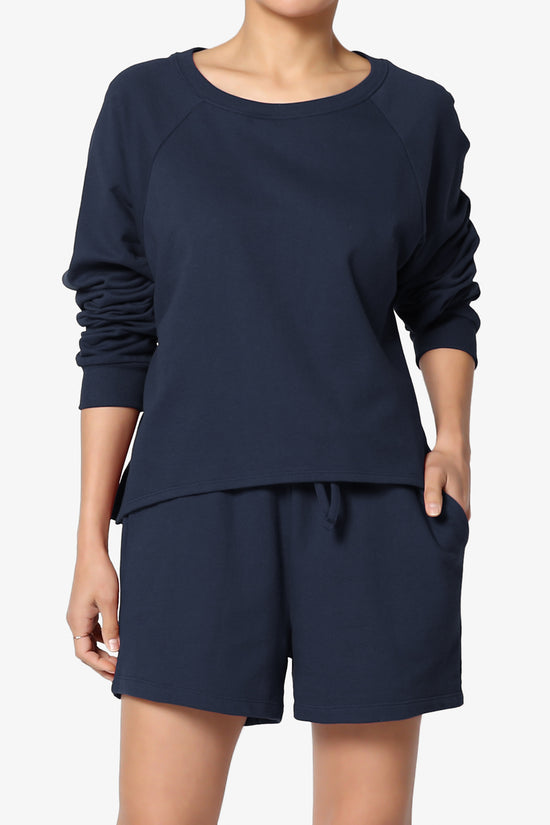 Crusade French Terry Oversized Crop Top & Shorts SET PLUS