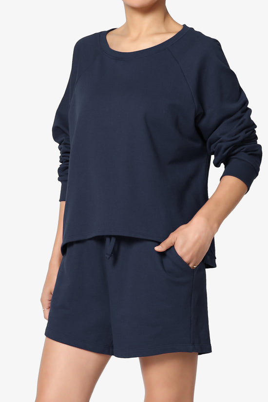 Crusade French Terry Oversized Crop Top & Shorts SET PLUS